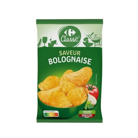 Carrefour classic' chips saveur bolognaise 135g