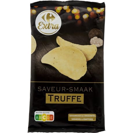 Carrefour extra chips saveur truffe 100g