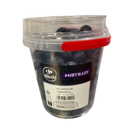 Seau myrtille 500g carrefour le marché
