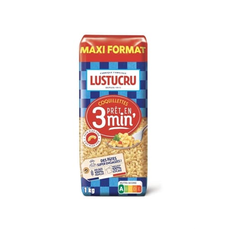 Lustucru coquillette cuisson rapide 1kg