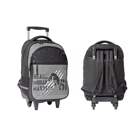 Sac à dos à roulettes panthère