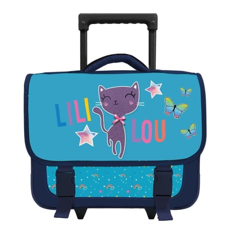 Cartable à roulettes 38 cm lililou