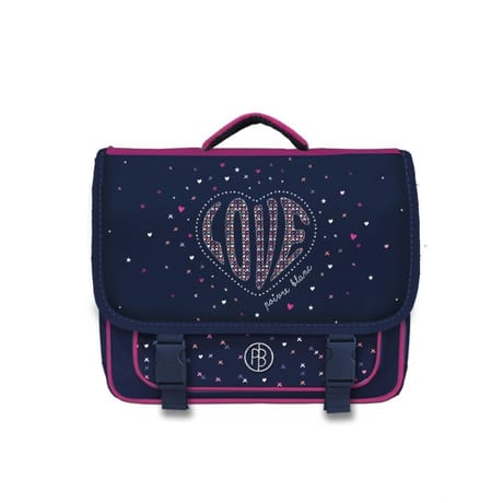 Cartable 38 cm poivre blanc