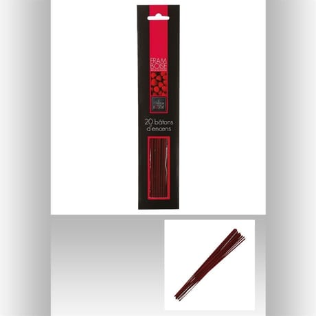 Lot de 20 batons d'encens framboise