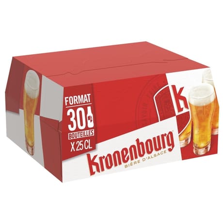 Kronenbourg 30x25cl 4.2degrès alcool