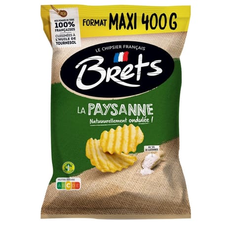 Bret's chips nature paysanne 400g
