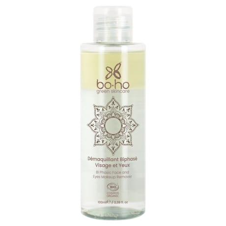 Boho démaquillant biphasé visage et yeux bio 100ml