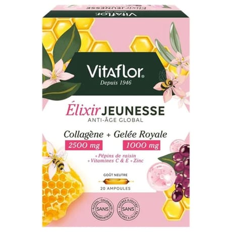 Vitaflor gelee royale elixir jeunesse bio x20