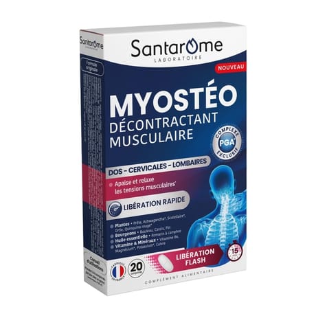 Myosteo decontractant musculaire comprimes x20