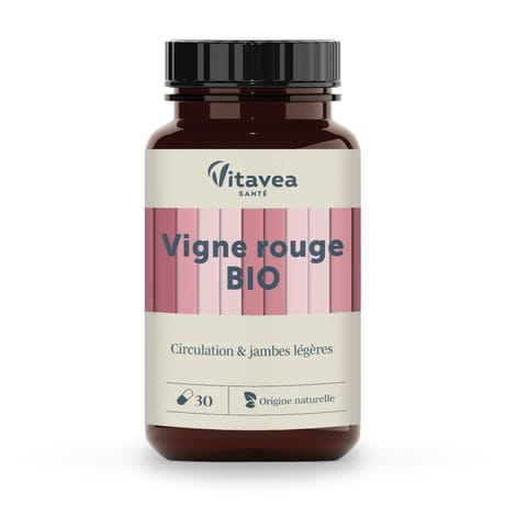 Vitavea les essentiels vigne rouge bio x30