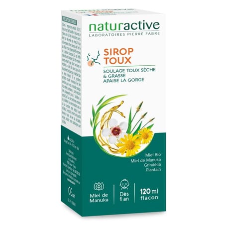 Naturactive orl sirop toux 120 ml