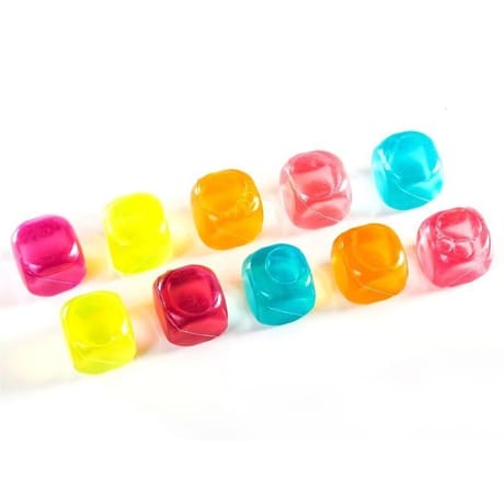 Lot de 10 glaçons réutilisables