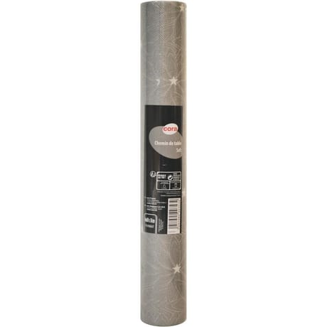 Cora chemin de table noël fleuri 4m80 x 0m38