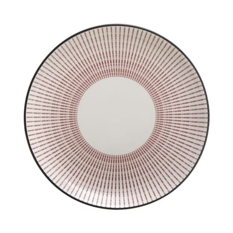 Assiette dessert lunis rouge 19 cm
