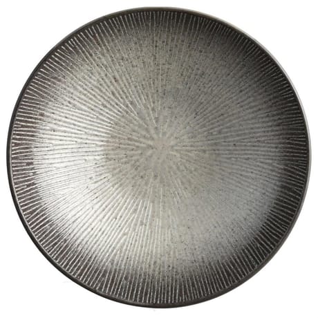 Assiette creuse atelier gris 19 cm