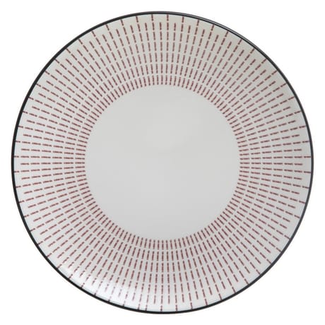 Assiette plate lunis rouge 27 cm