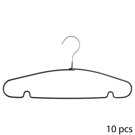 Lot de 10 cintres métal plastique