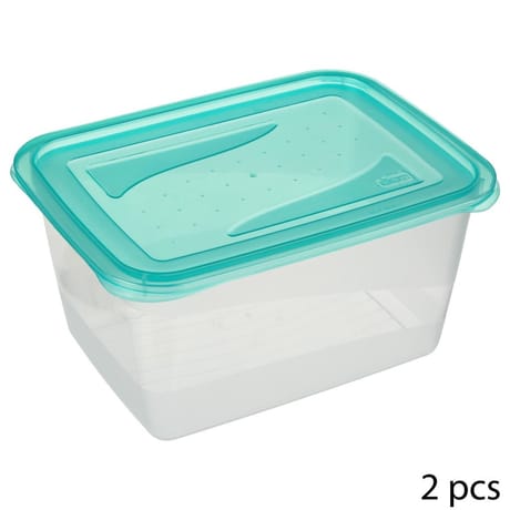 Lot de 2 boîtes de conservation 2 L
