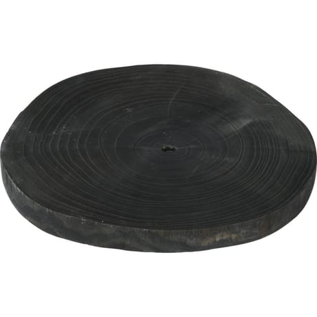 Sous assiette noire en bois 29-34 cm