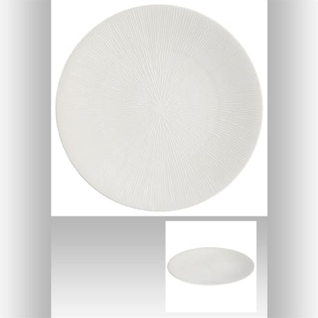 Assiette plate atelier crème 27 cm