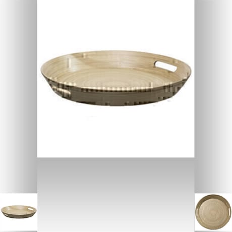 Plateau bambou naturel  24 cm