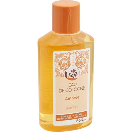 Carrefour soft eau de cologne ambrée 250ml