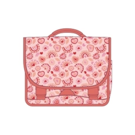 Cartable 38cm coeur