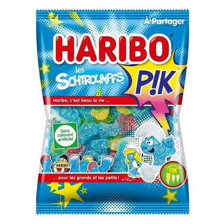 Haribo schtroumpf pik sachet 275g
