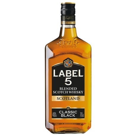 Label 5 scotch whisky classic black 70cl 40%vol