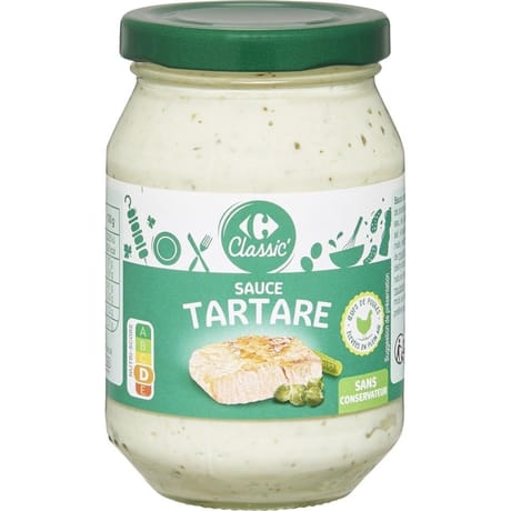 Carrefour classic' sauce tartare 245g