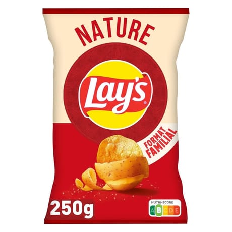 Lays chips saveur nature 250g
