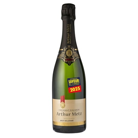 Crémant Brut d'Alsace Millésimé Arthur Metz 12% Vol.75 cl