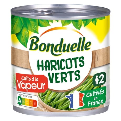 Bonduelle haricots verts extra fins 220g