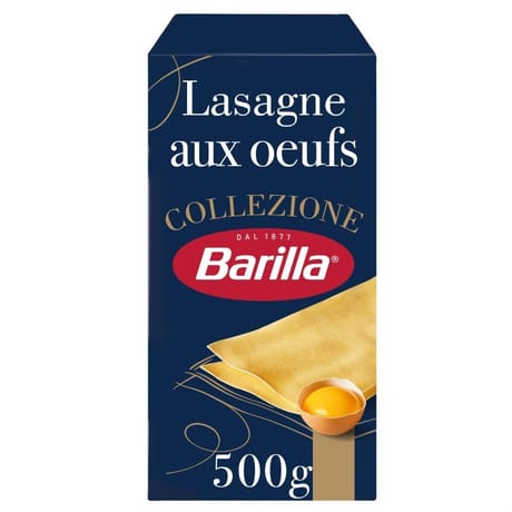 Barilla pate collezione lasagnes aux oeufs 500g
