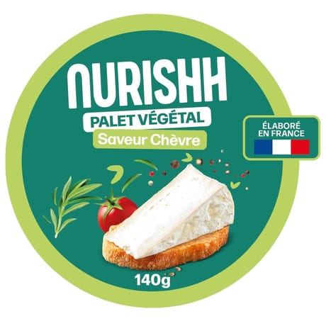 Nurishh palet végétal saveur chèvre 140g