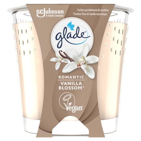 Glade bougie romantic vanilla blossom cire 129g