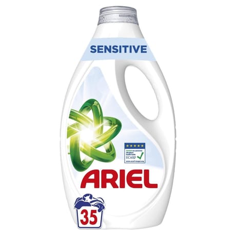 Ariel lessive liquide 35 lavages sensitive 1.575l