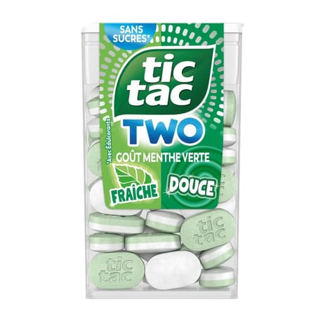 Tic tac two menthe fraîche & douce x38 - 38.5g