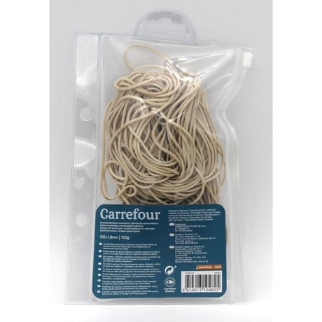 Carrefour elastiques 100x1.8mm -  100gr