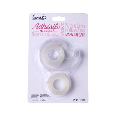 Simpl ruban adhesif transparent x2 a