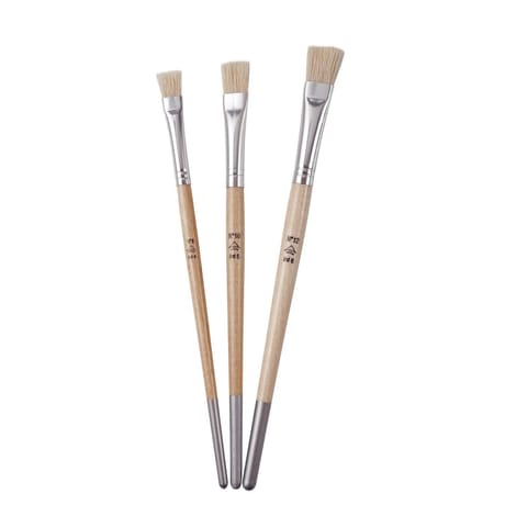 Carrefour pinceau brosses plat à peinture n°8 - n°10 - n°12