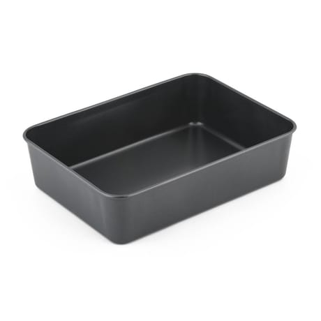 Carrefour home plat à four rectangle 25x18cm en métal