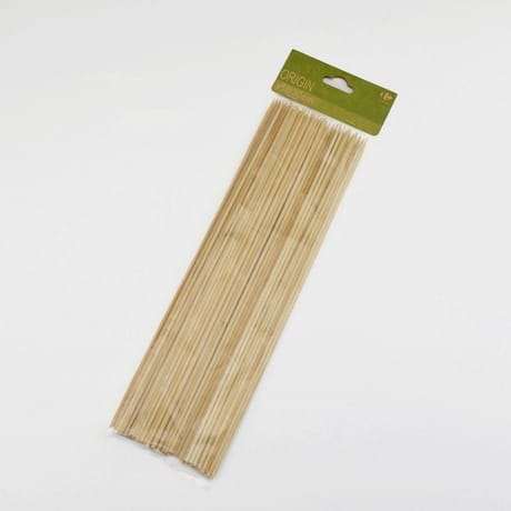 Carrefour home 50 piques à brochettes bois 30cm pour barbecue