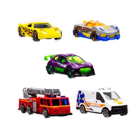 Pack 5 véhicules 1/64