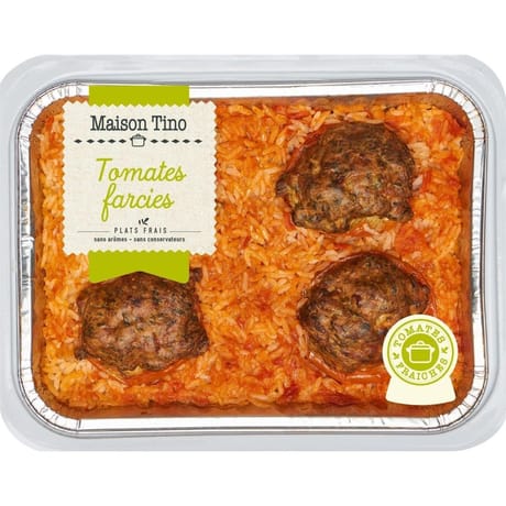 Tomates farcies 800g maison tino