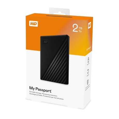 Western digital disque dur 2.5p wd my passport 2to WDBYVG0020BBK-WESN
