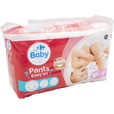 Carrefour baby couches culotte taille 4 8-15 kg x44