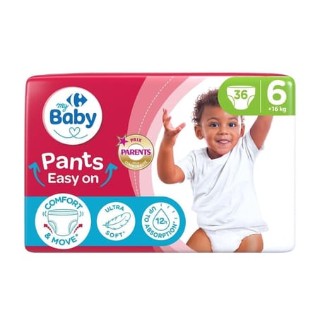 Carrefour baby couches-culottes pants taille 6 +16 kg x36