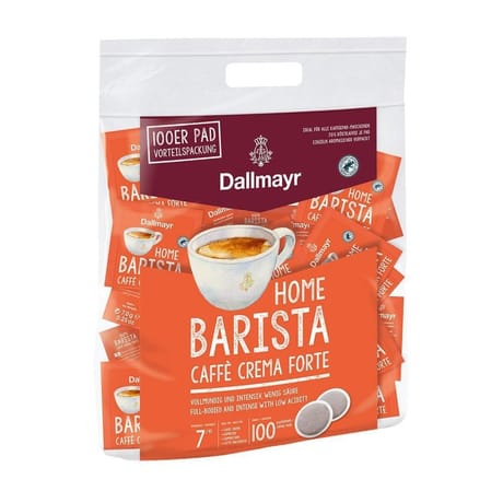 Dallmayr Home Barista Caffè Crema Forte Café 100 dosettes - 700g
