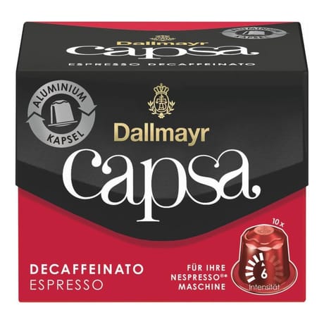 Dallmayr Capsa Decafeinato espresso café en capsule X 10 - 56g
